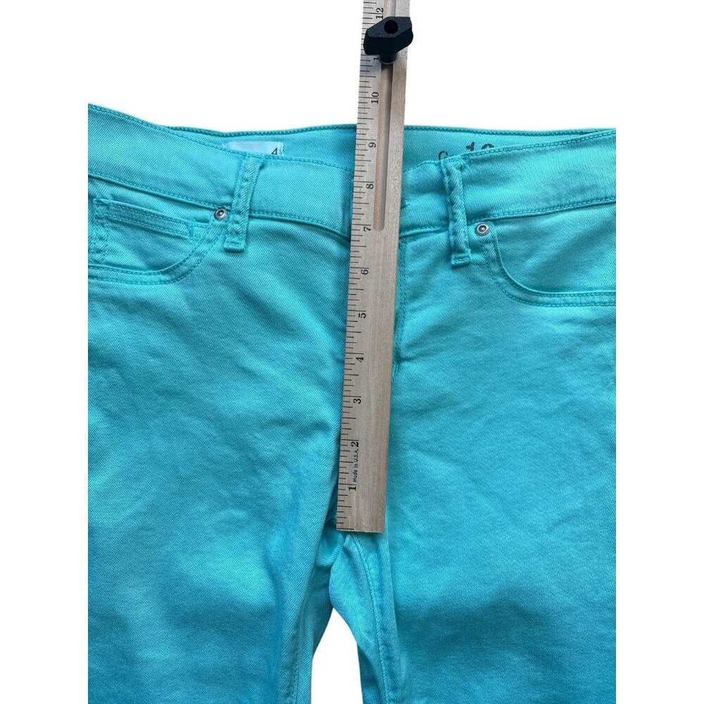Gap Legging Jeans Womens 4 27 Aqua Glaze Skinny Lyocell Blend Stretch Turquoise - Picture 7 of 9